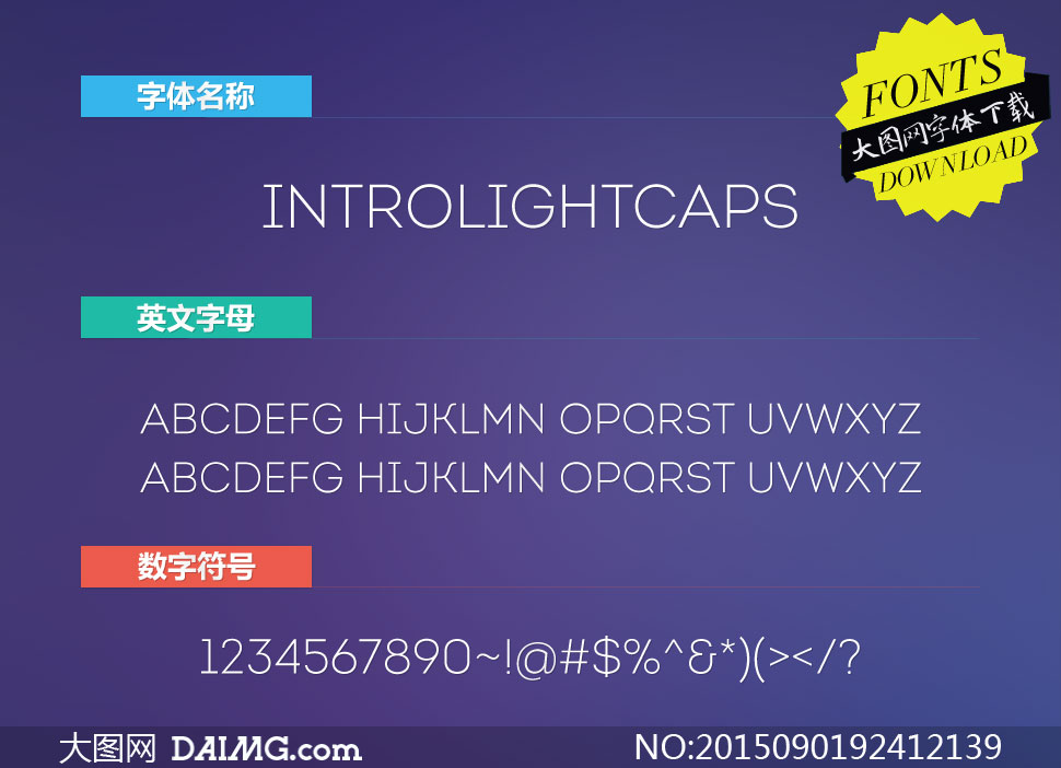 IntroLightCapsRegular()