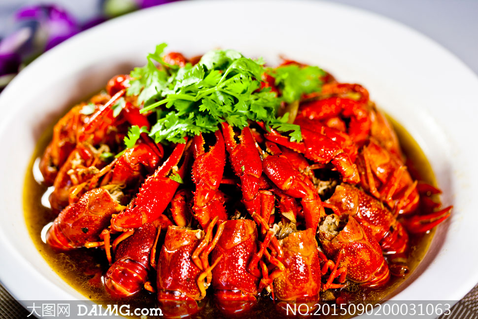 清水小龙虾特色美食摄影图片 - 大图网设计素材