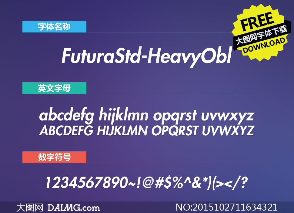 FuturaStd-HeavyOblique()