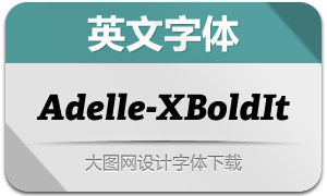 Adelle-ExtraBoldItalic(Ӣ)