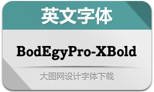 BodEgyPro-ExtraBold(Ӣ)