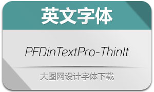 PFDinTextPro-ThinIt(Ӣ)
