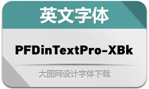 PFDinTextPro-XBlack(Ӣ)