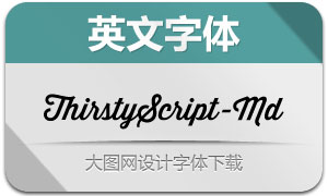 ThirstyScript-Medium(Ӣ)