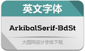 ArkibalSerif-BoldStencil()