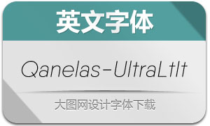 Qanelas-UltraLightItalic()