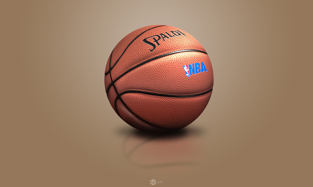 逼真的立体篮球PS教程源文件 - 大图网设计素