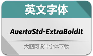 AvertaStd-ExtraBoldItalic()