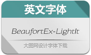 BeaufortEx-LightItalic(Ӣ)
