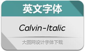 Calvin-Italic(Ӣ)