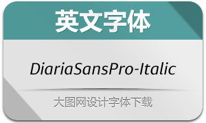 DiariaSansPro-Italic(Ӣ)