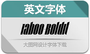 Taboo-BoldItalic(Ӣ)