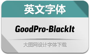 GoodPro-BlackItalic(Ӣ)