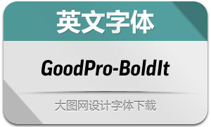 GoodPro-BoldItalic(Ӣ)