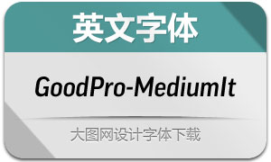 GoodPro-MediumItalic(Ӣ)
