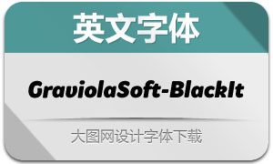 GraviolaSoft-BlackItalic(Ӣ)