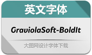 GraviolaSoft-BoldItalic(Ӣ)