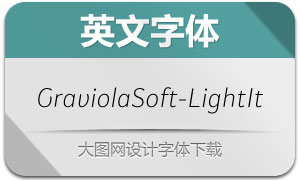 GraviolaSoft-LightItalic(Ӣ)