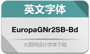 EuropaGroteskNr2SB-Bd()