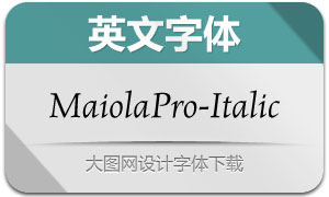MaiolaPro-Italic(Ӣ)