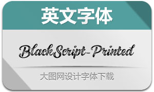 BlackScript-Printed(Ӣ)