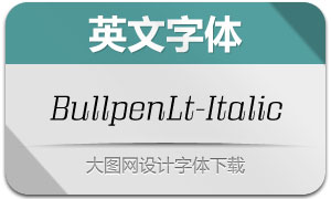 BullpenLt-Italic(Ӣ)