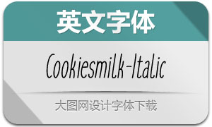Cookiesmilk-Italic(Ӣ)