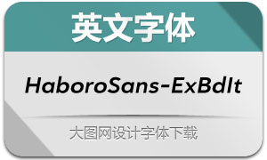 HaboroSans-ExtBoldIt(Ӣ)