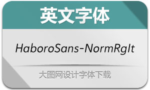 HaboroSans-NormRgIt(Ӣ)