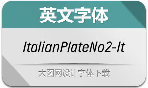 ItalianPlateNoTwo-Italic()