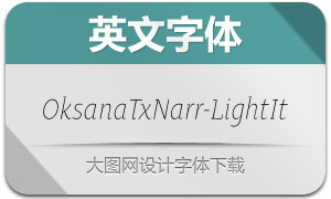 OksanaTextNarrow-LightIt()