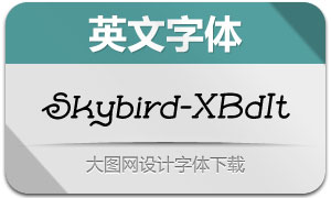 Skybird-ExtraBoldItalic(Ӣ)