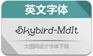 Skybird-MediumItalic(Ӣ)