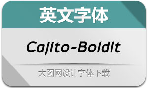 Cajito-BoldItalic(Ӣ)