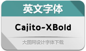 Cajito-ExtraBold(Ӣ)