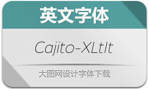 Cajito-ExtraLightItalic(Ӣ)