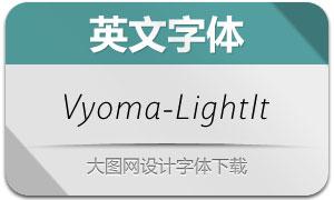 Vyoma-LightItalic(Ӣ)