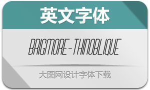 Brigmore-ThinOblique(Ӣ)