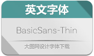 BasicSans-Thin(Ӣ)