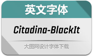 Citadina-BlackItalic(Ӣ)