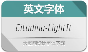 Citadina-LightItalic(Ӣ)