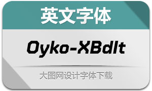 Oyko-ExtraBoldItalic(Ӣ)