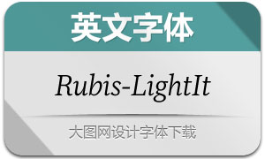 Rubis-LightItalic(Ӣ)