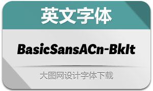 BasicSansAltCnd-BlackIt()