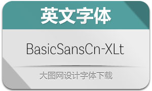 BasicSansCnd-ExtraLight()