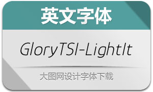 GloryTSI-LightItalic(Ӣ)