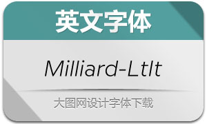 Milliard-LightItalic(Ӣ)