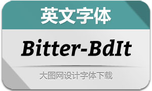 Bitter-BoldItalic(Ӣ)