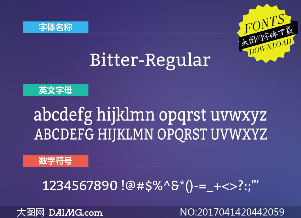 Bitter-Regular(Ӣ)