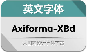 Axiforma-ExtraBold(Ӣ)